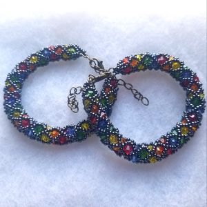 Crystal handmade beaded bracelet